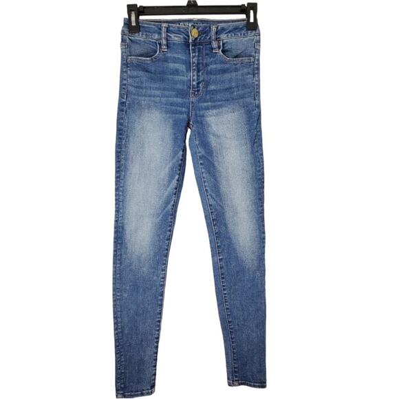 Bundle of 3 American Eagle Women's Size 0 Regular Jeans - Picture 13 of 16